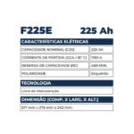 Bateria Kondor 225Ah - F225E - Imagem 2